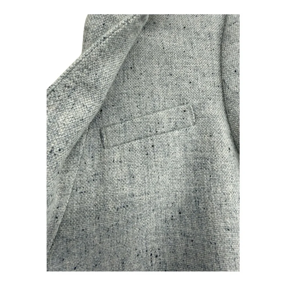 Banana Republic Hack Jacket Blazer Wool Equestrian Crest Buttons Size 0 NWOT